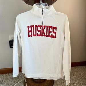 niu HUSKIES 1/4 zip sweatshirt - small